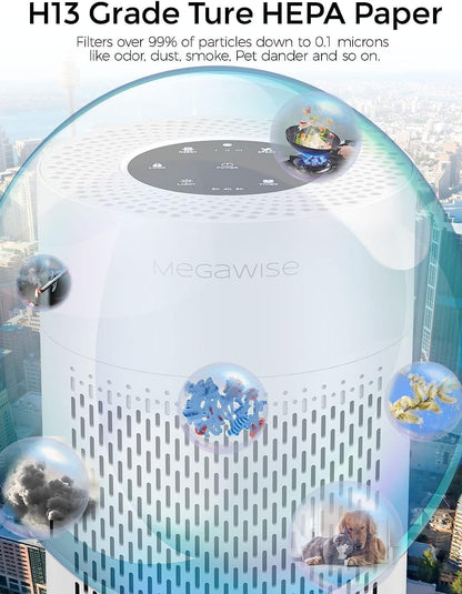 🍀 Compact Air Purifier – Fresh Air On-the-Go! 🌟