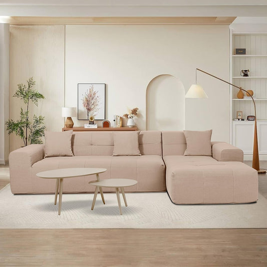 🌞 Stylish 3-Piece Outdoor Sectional – Comfort Meets Elegance 🛋️🌿